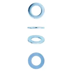 EUREKA WASHER FLAT SMALL ZINC PLATED 16mm Quantity:25 - Cashbuild