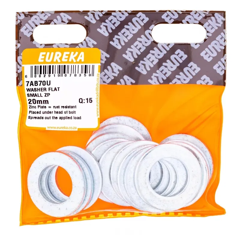Eureka Washer Flat Small Zp 20mm Quantity:15, EUREKA - Cashbuild Eureka Washer Flat Small Zp 20mm Quantity:15, EUREKA - Cashbuild