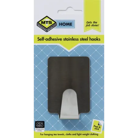 Rectangle Stainless Steel Hook Large, MTS - Cashbuild
