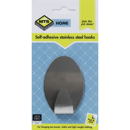 Oval Stainless Steel Hook Large, MTS - Cashbuild