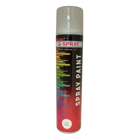 Q-Spray Paint Matt White 300ml, Q-Spray - Cashbuild