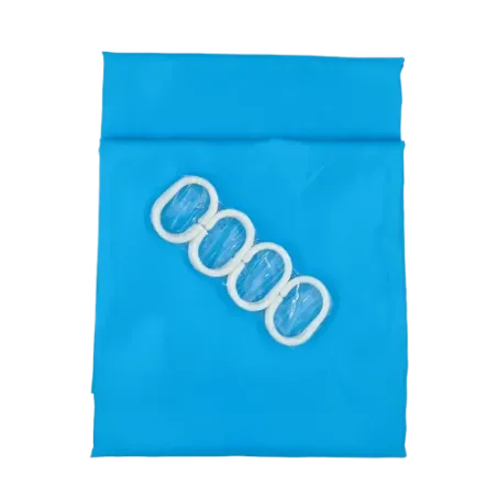 Shower Curtain With Rings 2M X 1.3M Blue, QUALITOOLS - Cashbuild