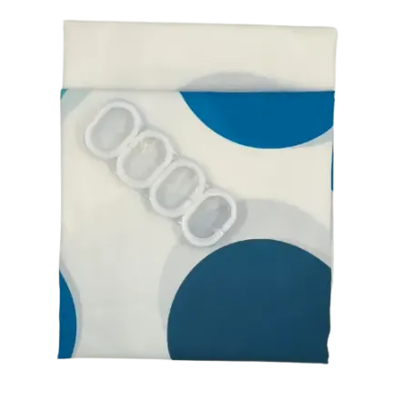 Shower Curtain With Rings 2M X 1.3M Assorted Colour, QUALITOOLS - Cashbuild