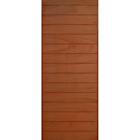Door Fire Hardwood Finish 30 Minute Fire Rating Horizontal grooved Pd652,  - Cashbuild