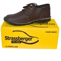Leather Shoe Barton Brown 9R Size 10, Strassbergers - Cashbuild