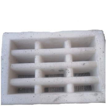 Concrete Airbrick 55mm Grey