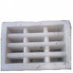 Concrete Airbrick 55mm Grey
