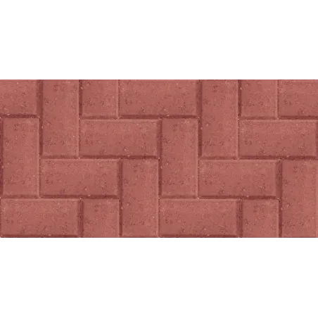 Paver Bevel Red 200X100X60mm,  - Cashbuild