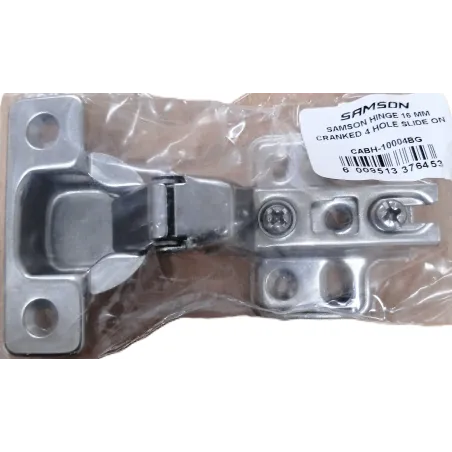 Samson Hinge 16 mm Crank4 Hole Slide On,  - Cashbuild