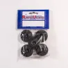 Nemek - 4.5mm Flat Bar Insulator - Black (5), Nemtek - Cashbuild