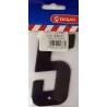 Number Plastic Small Black 95mm No. 5,  - Cashbuild