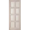 Door Mixed Timber 8 Panel Flat,  - Cashbuild