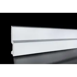 Skirting Poly Bevel 16X240X90mm White,  - Cashbuild