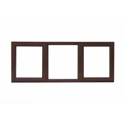 Window Frame Aluminium 28-PTT156 Bronze 28mmx1.5mx590mm