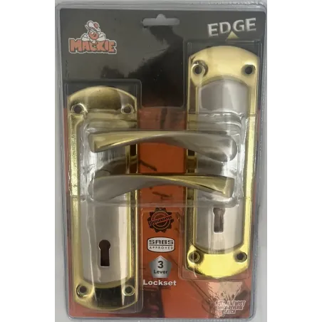 Mackie Ashton Brass Plated & 3L Lock