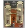 Mackie Ashton Brass Plated & Cylinder Lockset