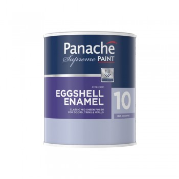 Panache Eggshell Enamel White 1L, Panache - Cashbuild