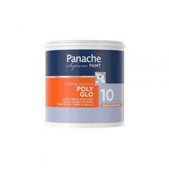 Panache Polyglo Water Base White 1L, Panache - Cashbuild