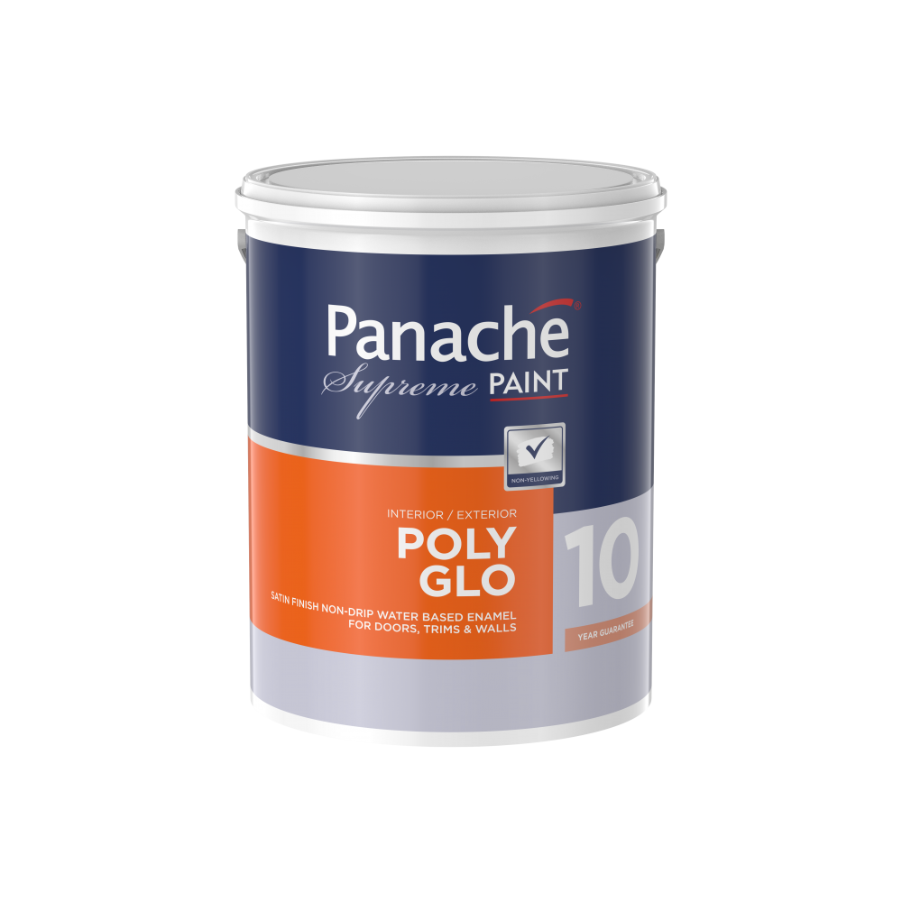 Panache Polyglo Water Base White 5L, Panache - Cashbuild Panache Polyglo Water Base White 5L, Panache - Cashbuild
