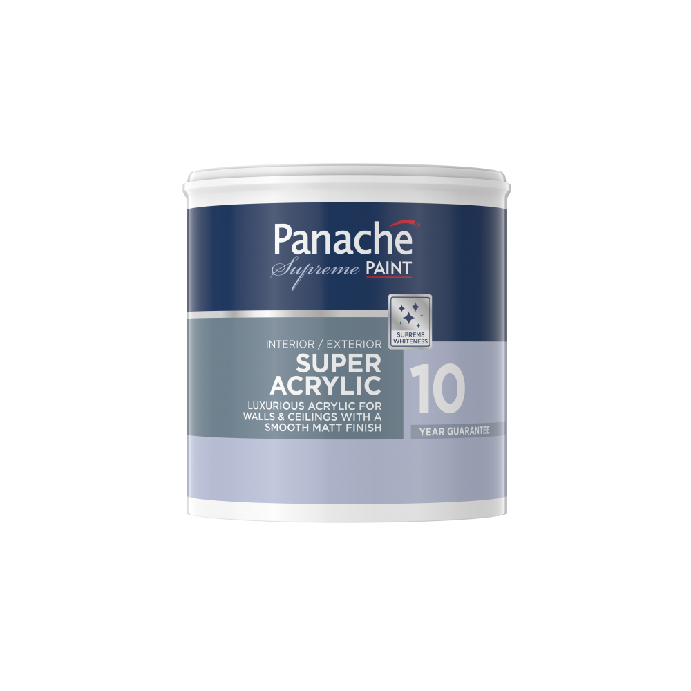 Panache Super Acrylic White 1L, Panache - Cashbuild Panache Super Acrylic White 1L, Panache - Cashbuild