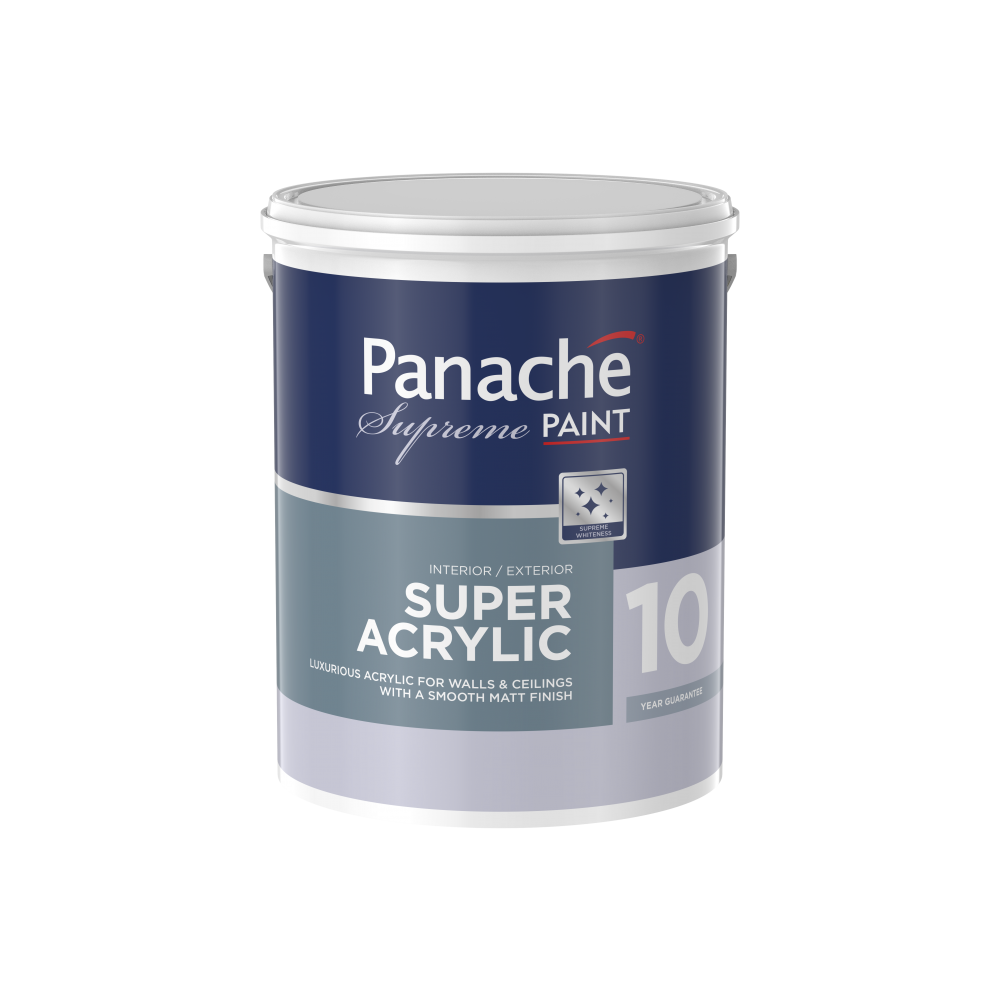 Panache Super Acrylic White 5L, Panache - Cashbuild Panache Super Acrylic White 5L, Panache - Cashbuild