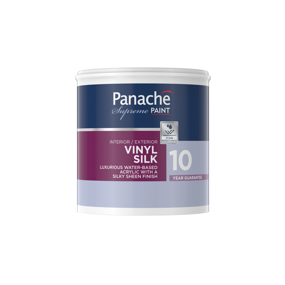 Panache Vinyl Silk White 1L, Panache - Cashbuild Panache Vinyl Silk White 1L, Panache - Cashbuild
