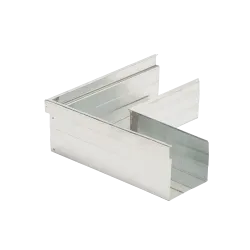 Corner Internal Galvanized Square 100X75X0.4mm