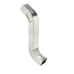 Gutter Galvanized Square Offset Crimped 450mm