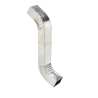 Gutter Galvanized Square Offset Crimped 450mm