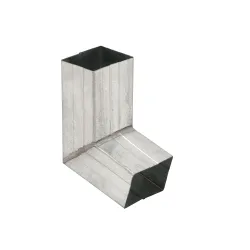Downpipe Square Galvanized Shoe Solid 100X75X0.4mm