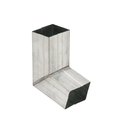 Downpipe Square Galvanized Shoe Solid 100X75X0.4mm