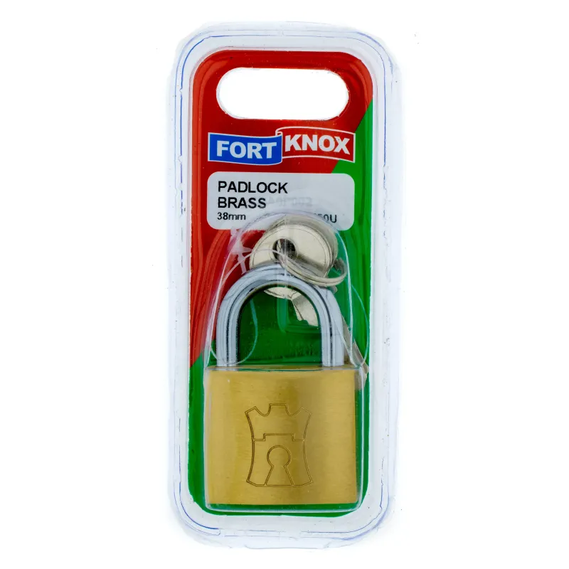 Fort Knox Brass Padlock 38mm, FORT KNOX - Cashbuild Fort Knox Brass Padlock 38mm, FORT KNOX - Cashbuild