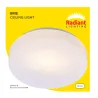 Ceiling Light Brie Rnd Wht 250mm Rad,  - Cashbuild