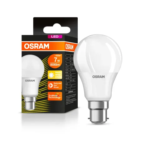 Osram Led A60 7W B22 6500K,  - Cashbuild