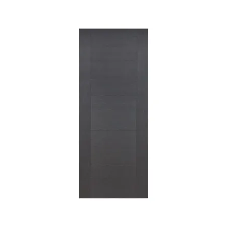 Deep Molded Pre-Painted Light Duty Interior Milano Grey Door,  - Cashbuild