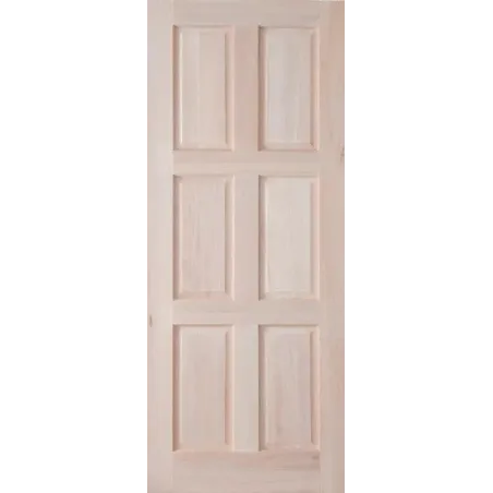 Door Hardwood 6 Panel Raised,  - Cashbuild