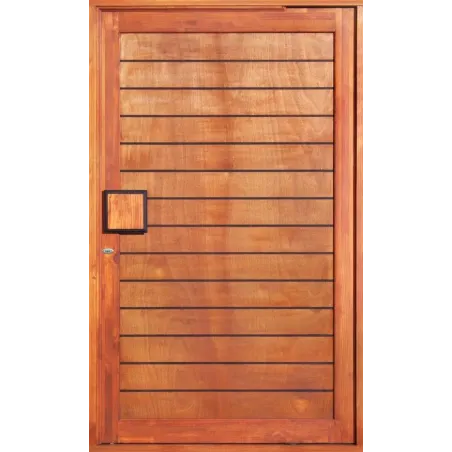 Door Wood Eco Horizontal grooved Pivot,  - Cashbuild