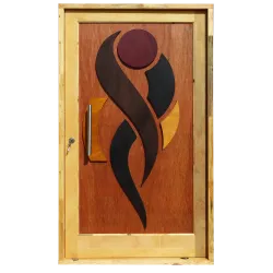 Door Wood Protea Pivot Set,  - Cashbuild