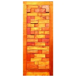 Door Wood Rustic Gold Std,  - Cashbuild