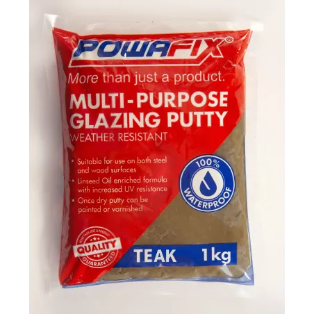 Glazing Putty Teak 1Kg,  - Cashbuild