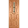 Wooden Door Hardwood San Martino Half Security,  - Cashbuild