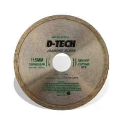 Diamond Blade Continuous Rim 115X22.23,  - Cashbuild