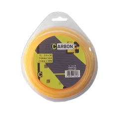 TRIMMER LINE  2.4mmX50M, CARBON - Cashbuild