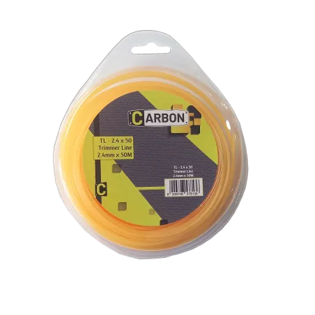 TRIMMER LINE  2.4mmX50M, CARBON - Cashbuild