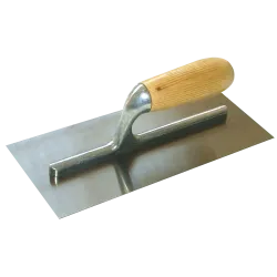 TROWEL PLASTERING WOODEN HANDLE 280mm, CARBON - Cashbuild