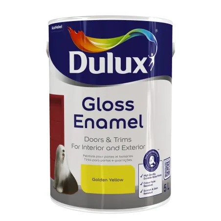 Dulux Gloss Enamel 5L golden Yellow