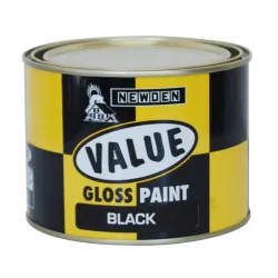 Newden Value Gloss Enamel Black 1L