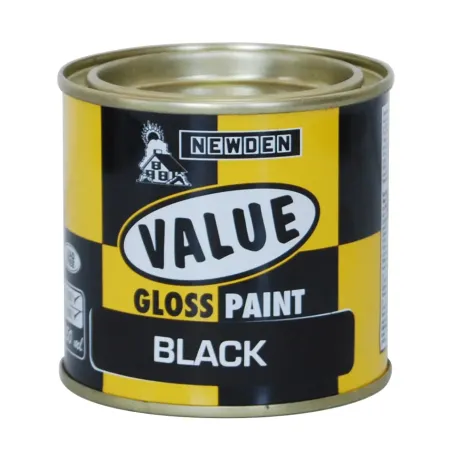 Newden Value Gloss Enamel Black 250ml