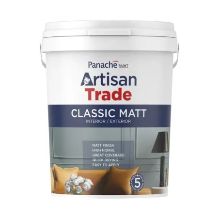 Panache Artisan Trade Classic Matt White 20L