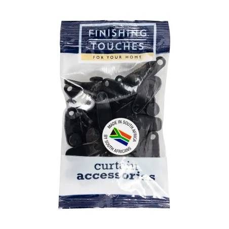 Black Curtain Track Gliders - 40 Pack